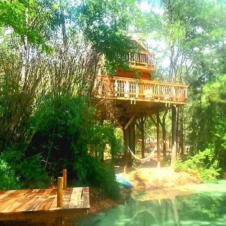 Waterfront Treehouse In A Magical Forest Waller المظهر الخارجي الصورة